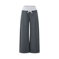 EZEK_Polka_Dot_Colorblock_Patchwork_Pocket_Women's_Cotton_Blend_Straight-leg_Pants_1063171461097_MISSTT