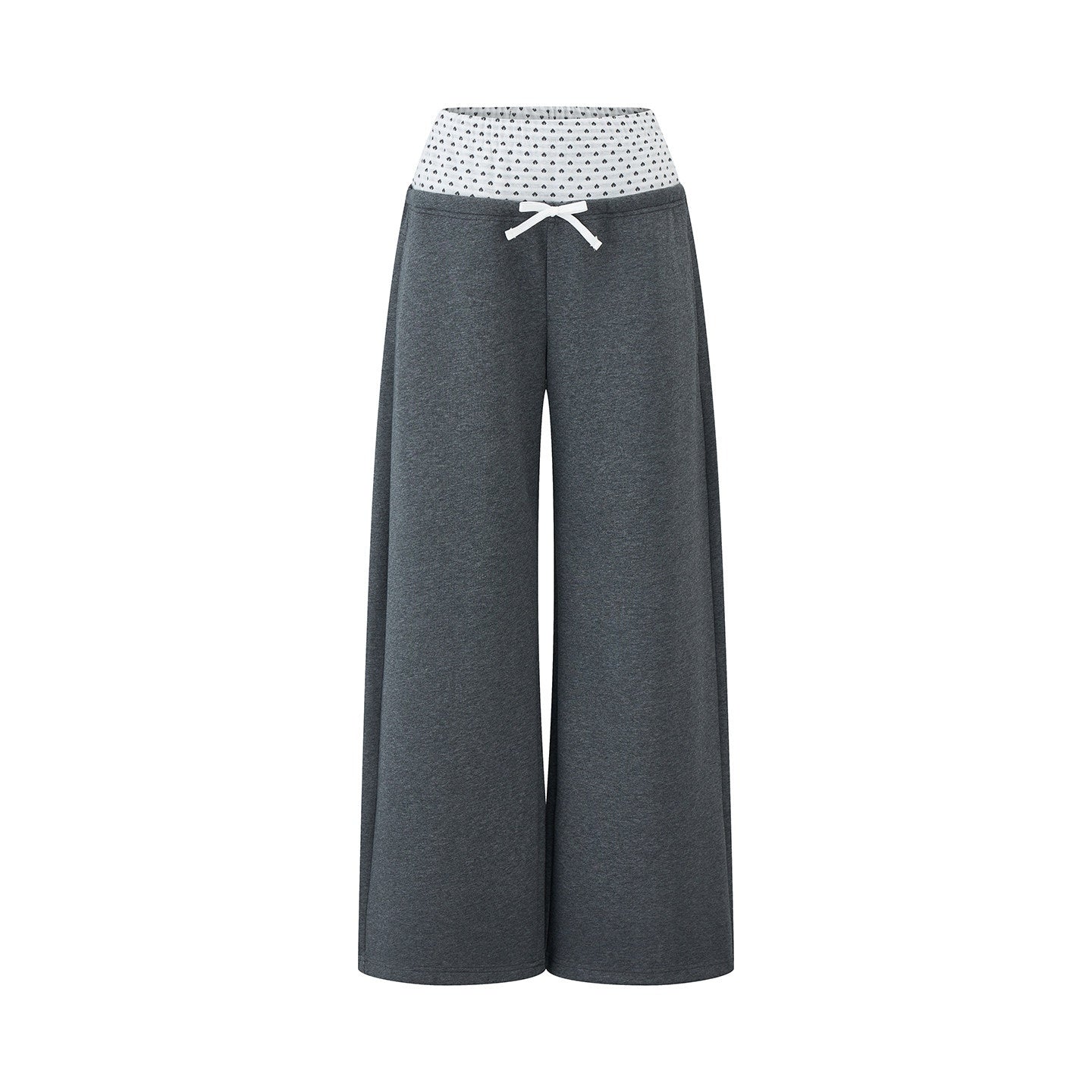 EZEK_Polka_Dot_Colorblock_Patchwork_Pocket_Women's_Cotton_Blend_Straight-leg_Pants_1063171461097_MISSTT