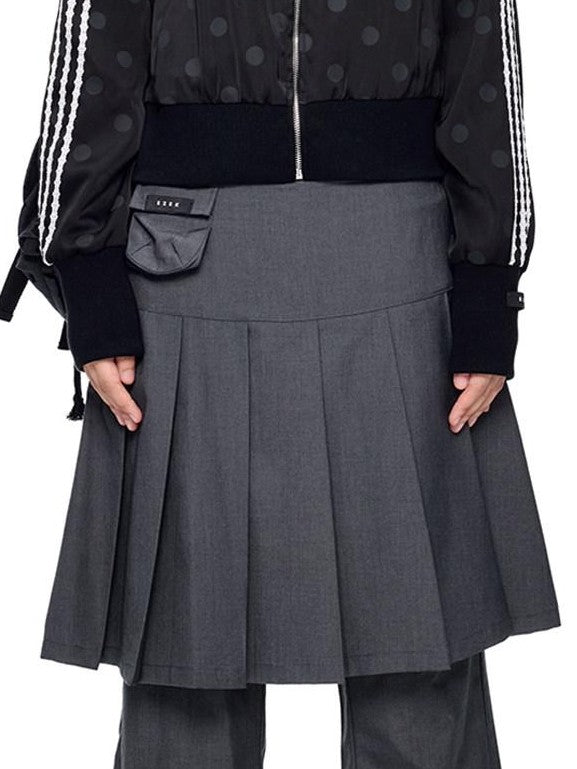 EZEK Polka Dot Side Stripe Zip Stand Collar Cropped Women's Hoodies & Sweatshirts