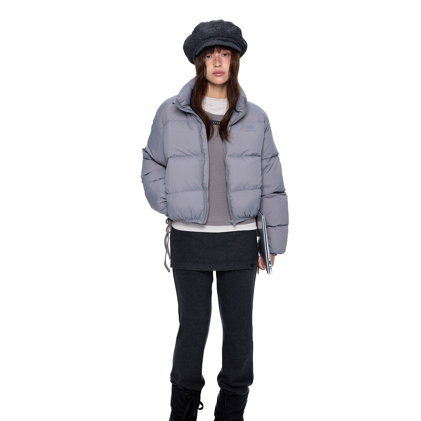 EZEK_Puffer_Printed_Stand_Collar_Short_Women's_Nylon_Down_Jackets_982383512015_MISSTT