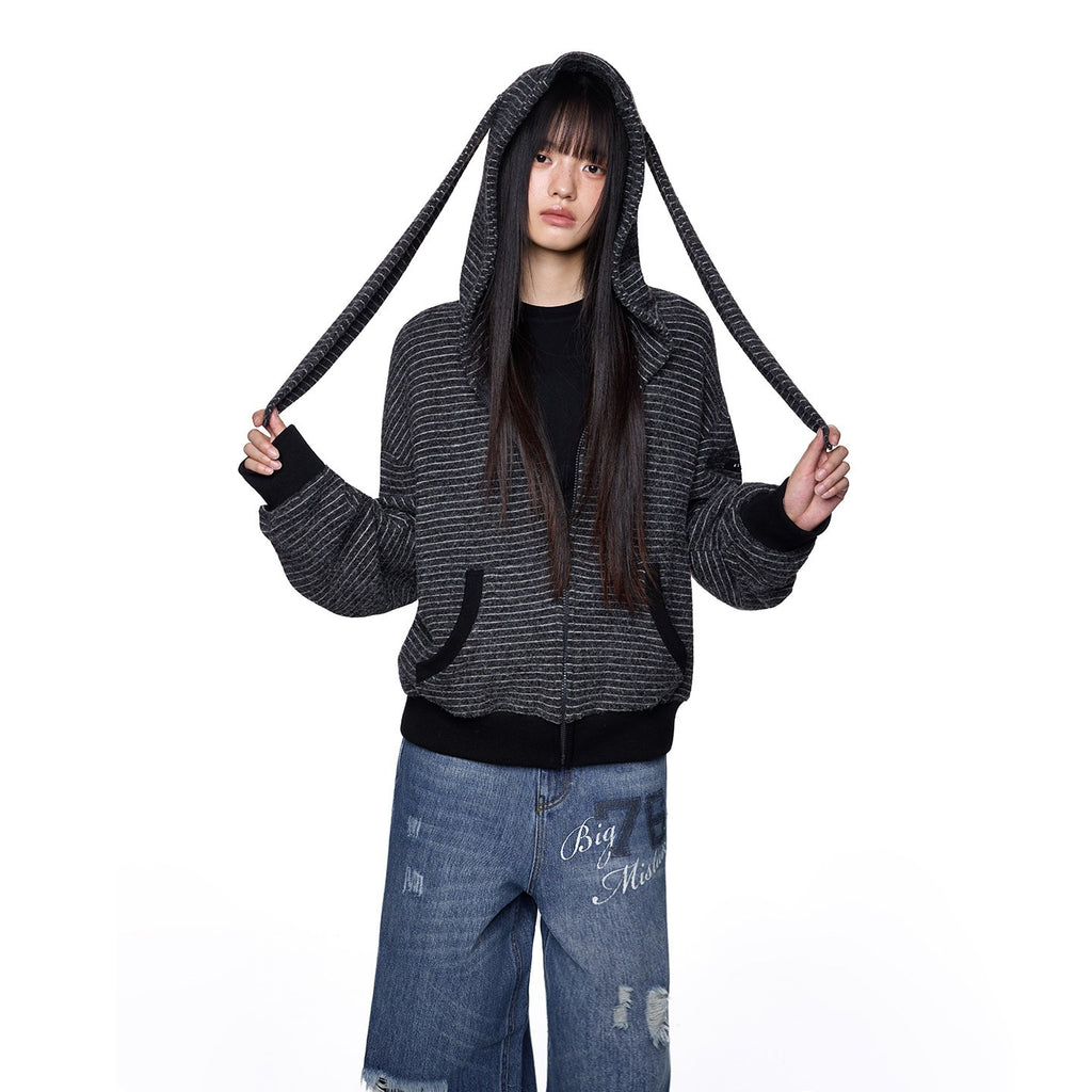 EZEK_Rabbit_Ear_Striped_Hooded_Women's_Acrylic_Cotton_Blend_Zip-up_Hoodies_965512539898_MISSTT