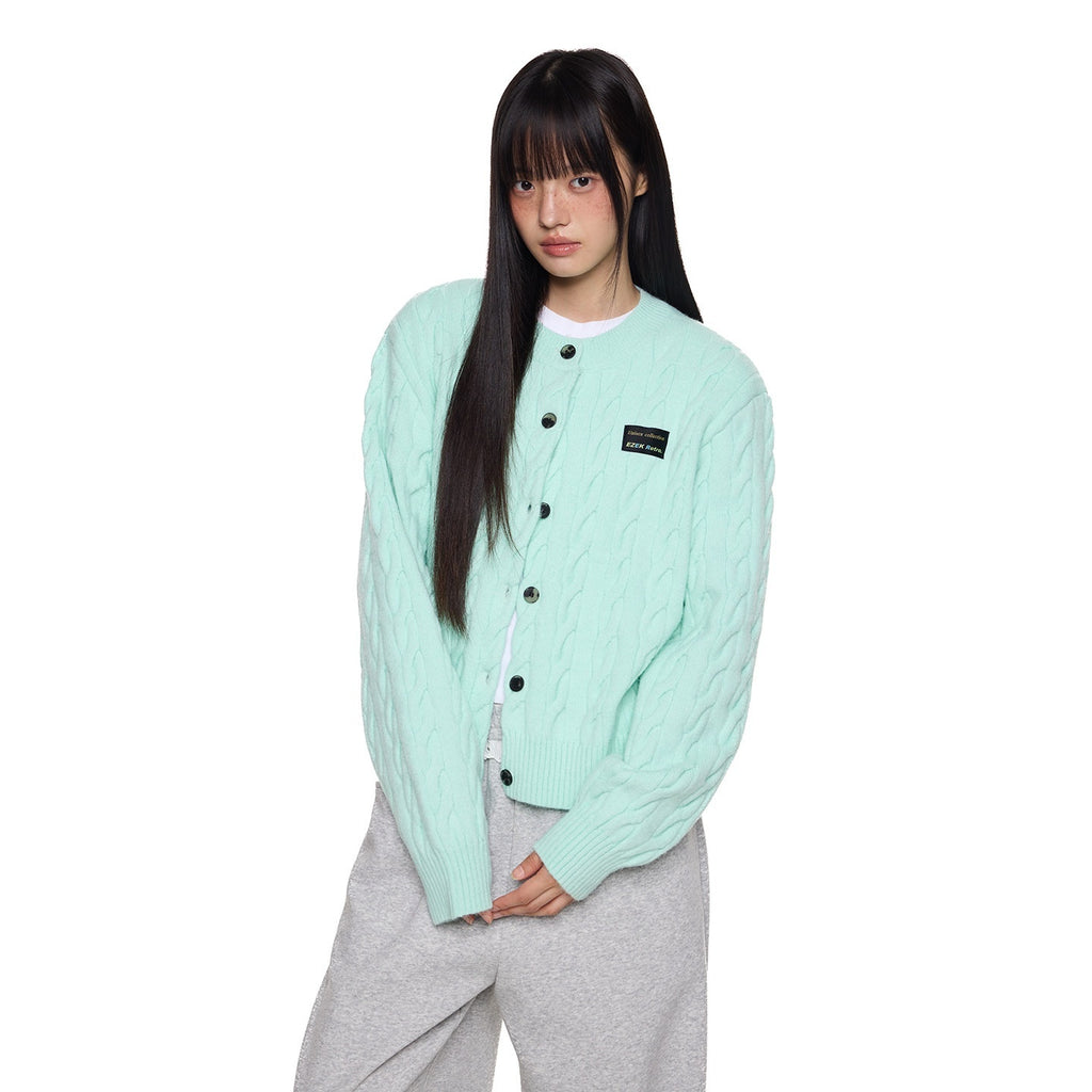 EZEK_Relaxed_Twisted_Cable_Knit_Round_Neck_Button_Women's_Acrylic_Blend_Cardigans_966960054894_MISSTT