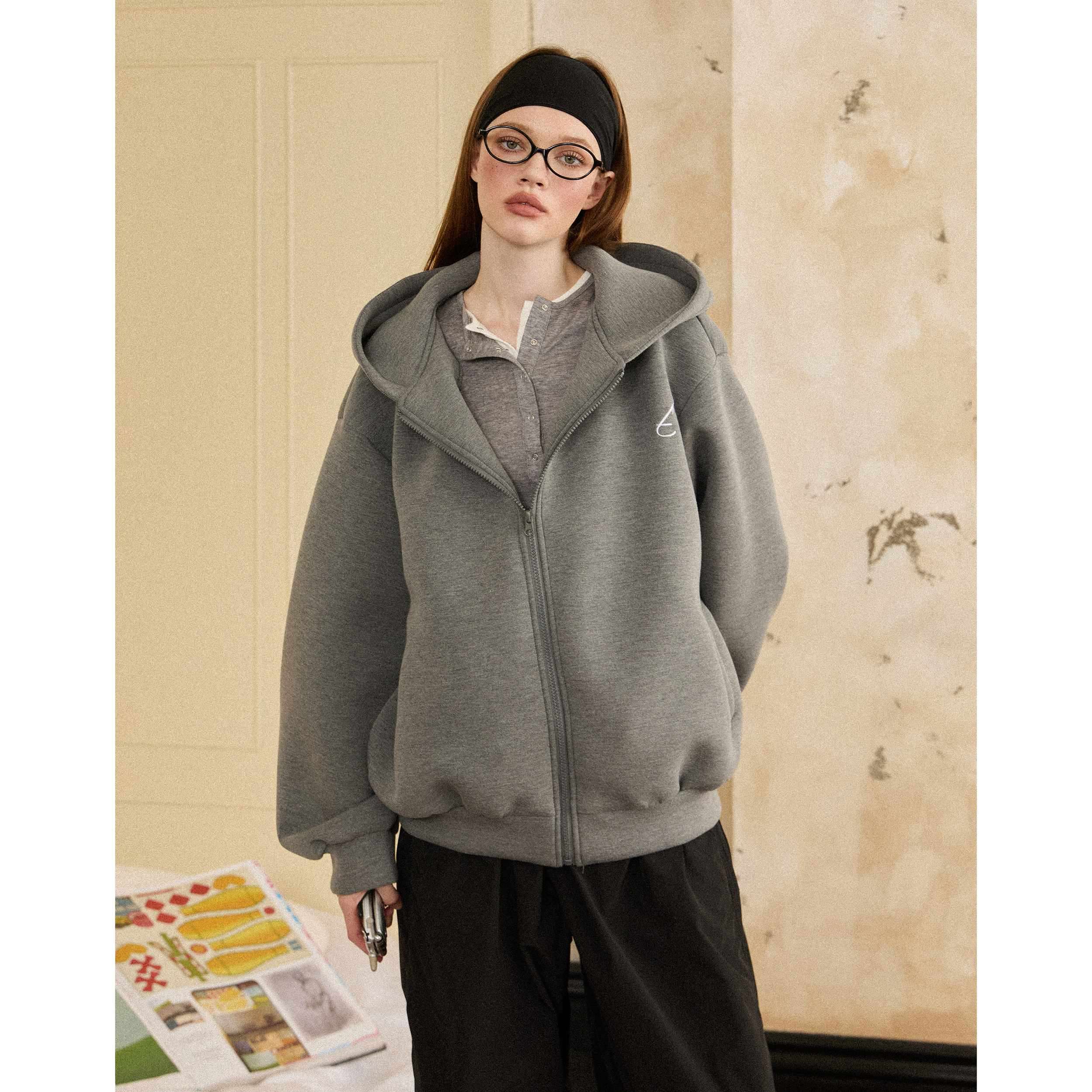 EZEK_Retro_Air_Layer_Loose_Letter_Print_Women's_Polyester_Blend_Zip-up_Hoodies_844157221592_MISSTT