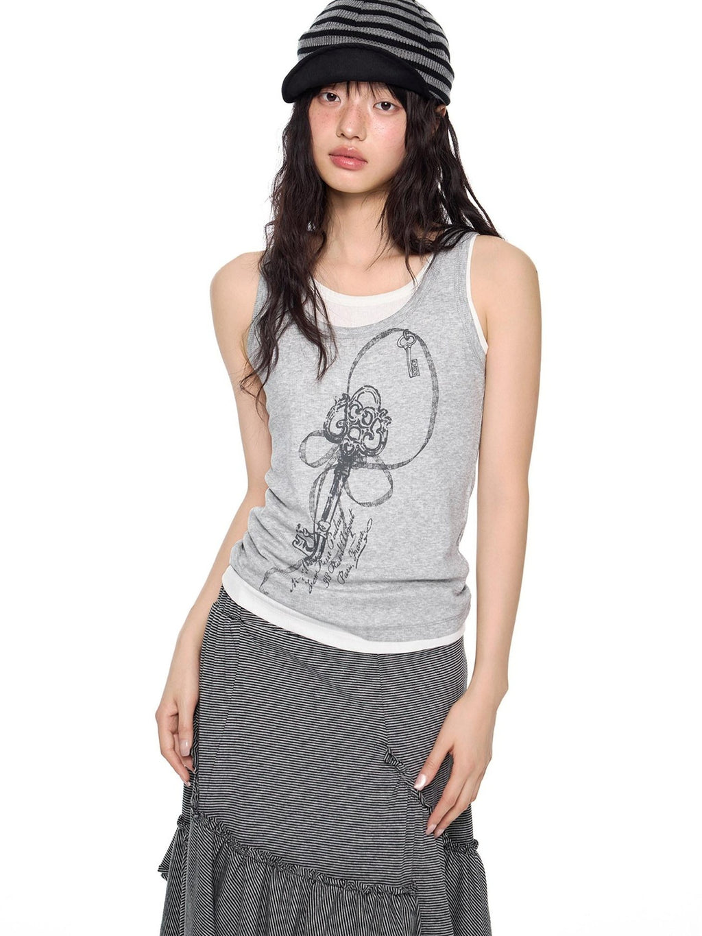 EZEK Retro Street Printed Crew Neck Women's Lyocell Polyester Slim T-shirts