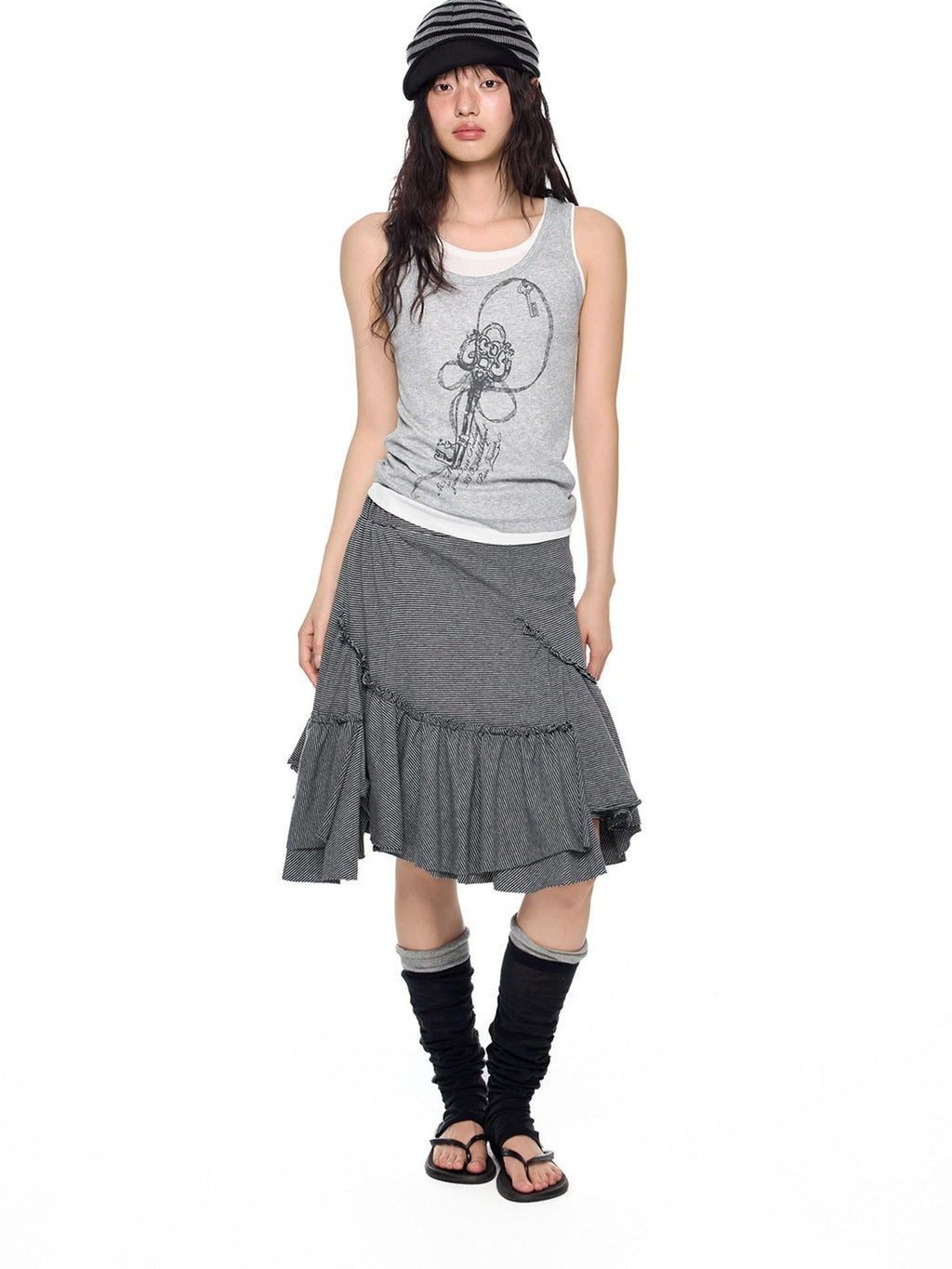 EZEK Retro Street Printed Crew Neck Women's Lyocell Polyester Slim T-shirts