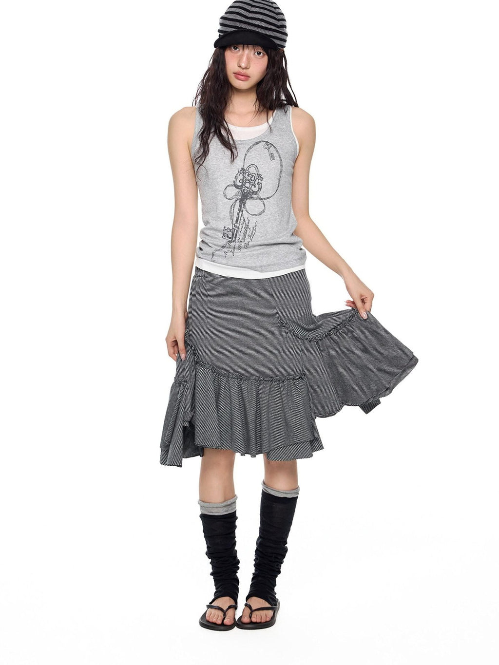 EZEK Retro Street Printed Crew Neck Women's Lyocell Polyester Slim T-shirts