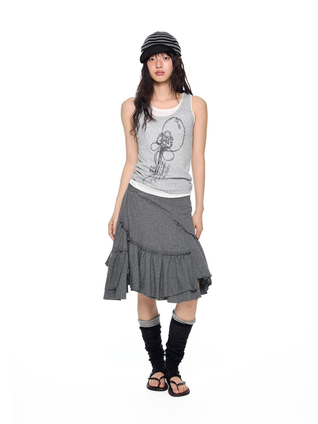 EZEK Retro Street Printed Crew Neck Women's Lyocell Polyester Slim T-shirts