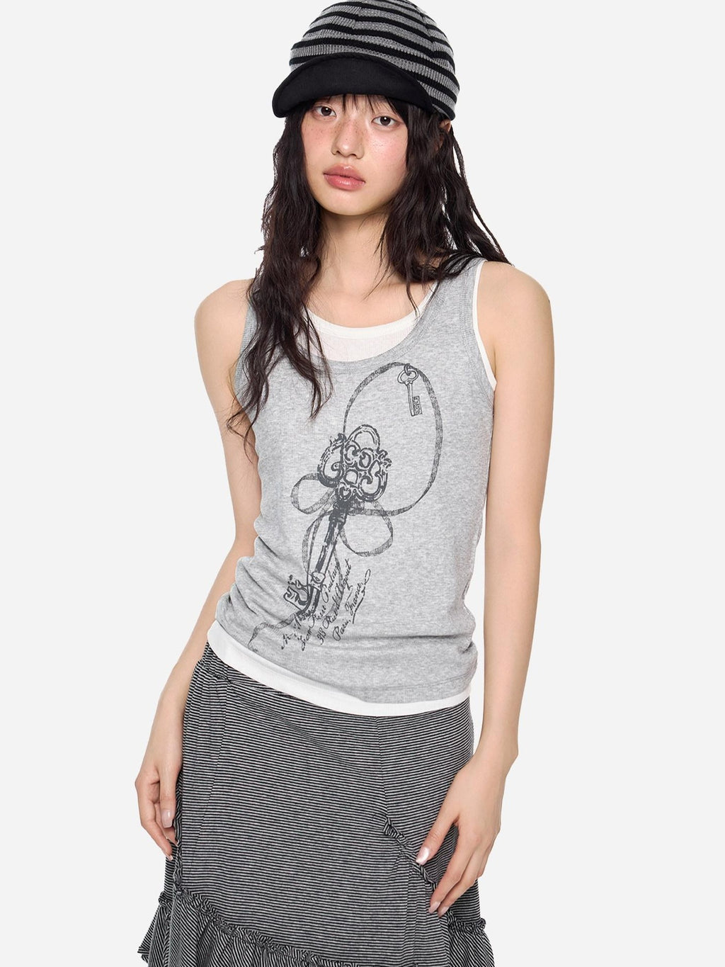 EZEK Retro Street Printed Crew Neck Women's Lyocell Polyester Slim T-shirts