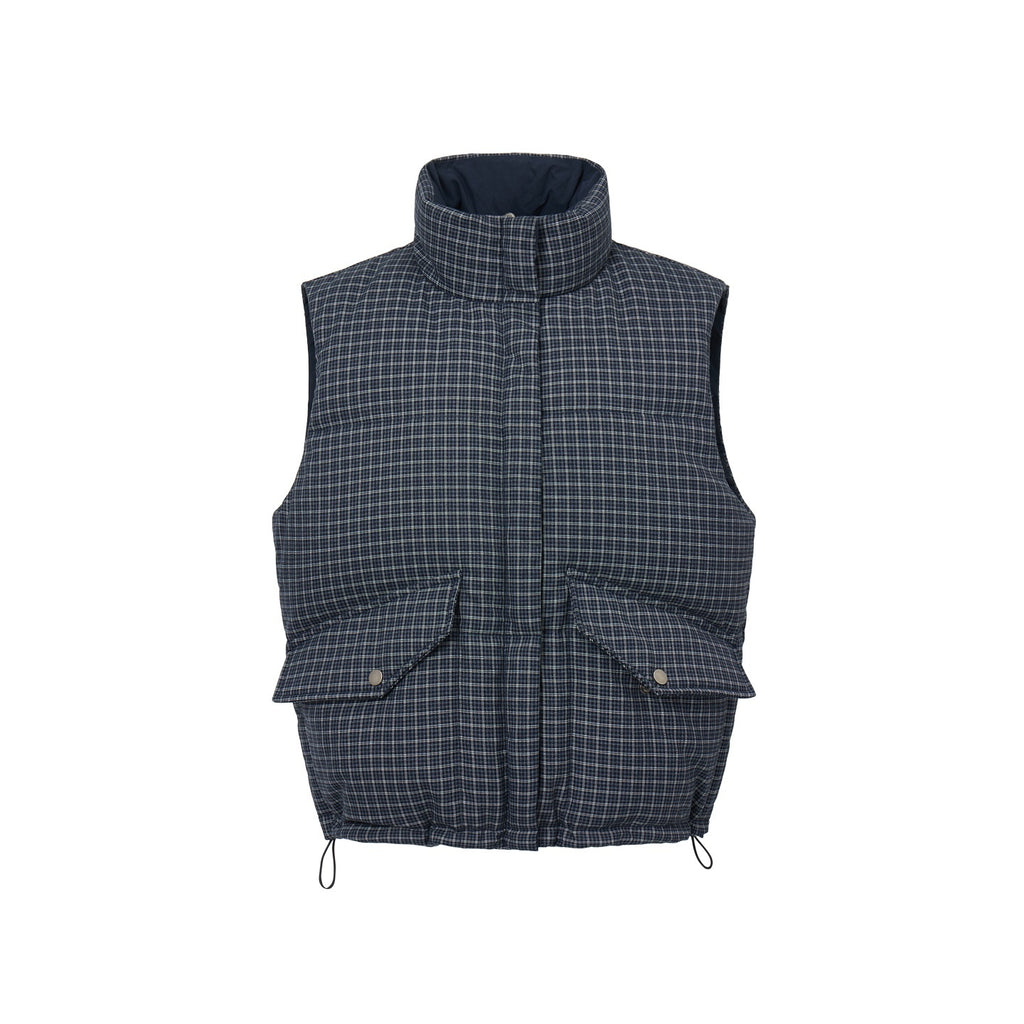 EZEK_Reversible_Plaid_Stand_Collar_Quilted_Women's_Vests_1093535020767_MISSTT