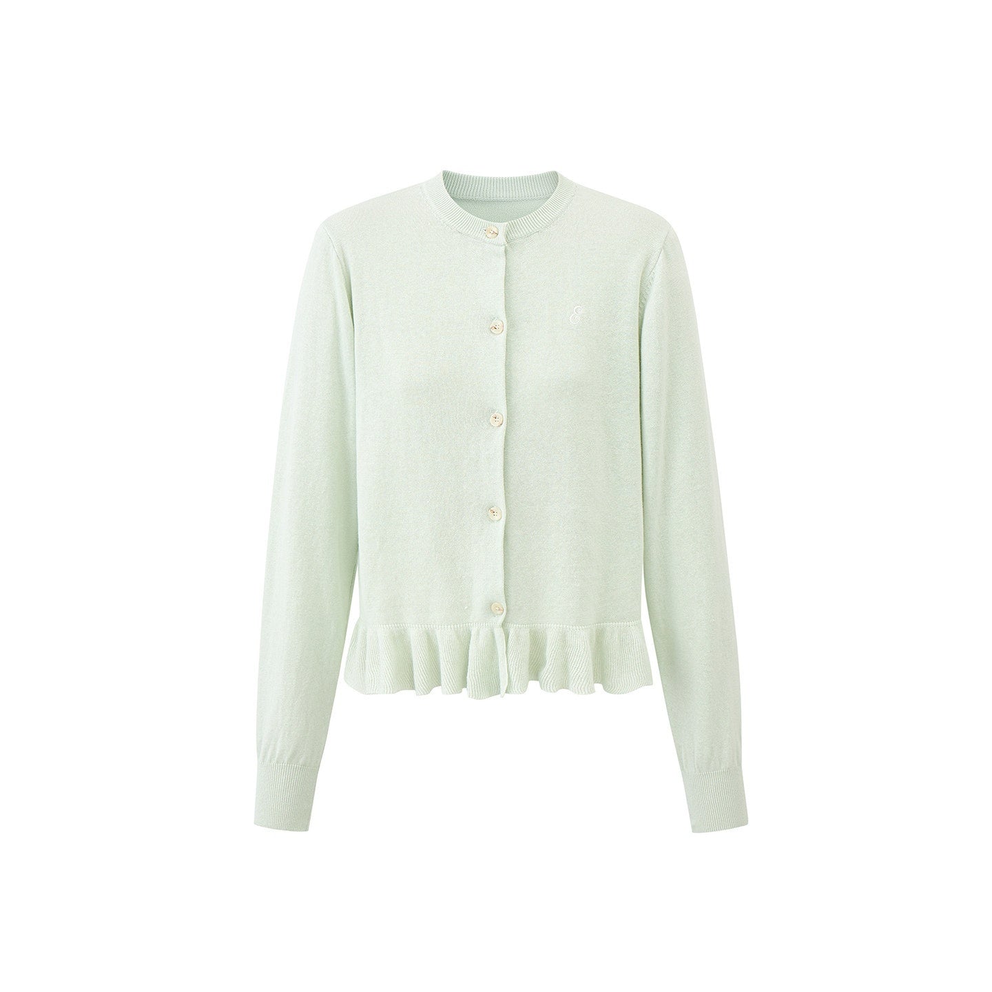 EZEK_Ruffled_Knitted_Cropped_Long_Sleeve_Women's_Linen_Cotton_Blend_Cardigans_1060176923213_MISSTT
