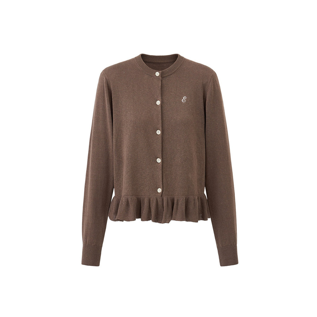 EZEK_Ruffled_Knitted_Cropped_Long_Sleeve_Women's_Linen_Cotton_Blend_Cardigans_1060176923213_MISSTT
