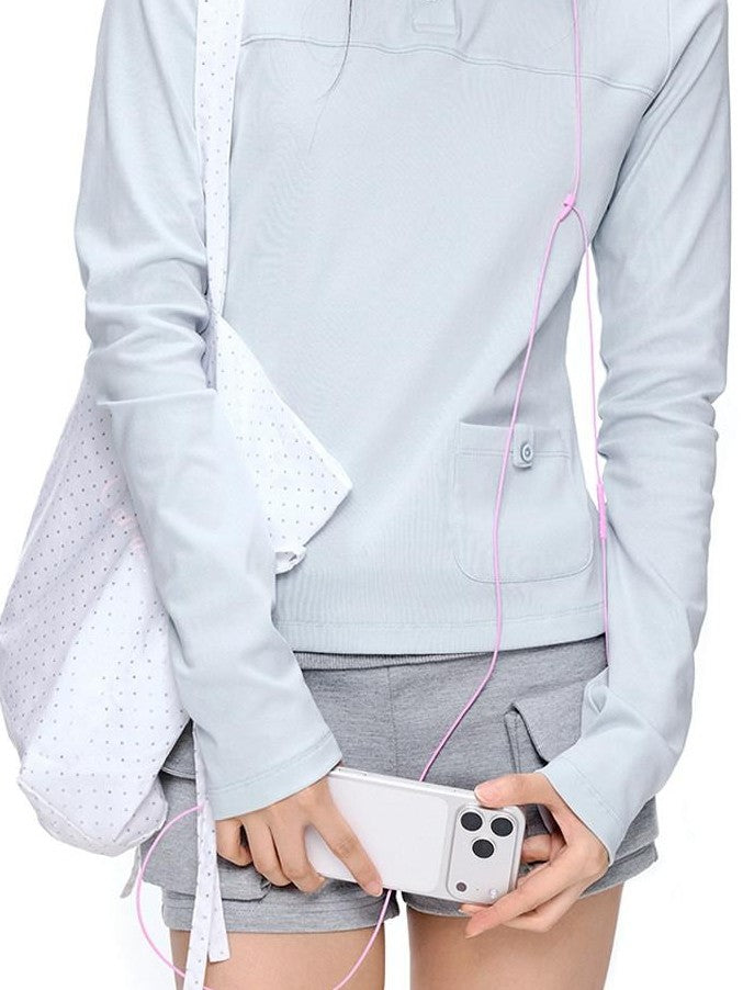 EZEK Sailor Collar Slim Retro Casual Women's Breathable Cotton Long Sleeve T-shirts