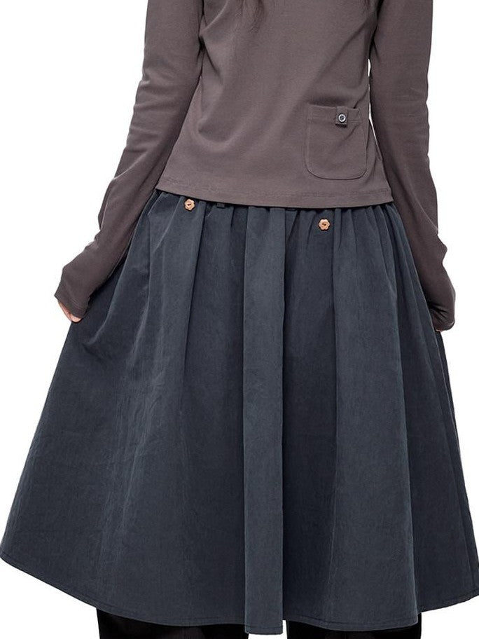 EZEK Sailor Collar Slim Retro Casual Women's Breathable Cotton Long Sleeve T-shirts