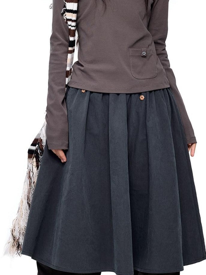 EZEK Sailor Collar Slim Retro Casual Women's Breathable Cotton Long Sleeve T-shirts