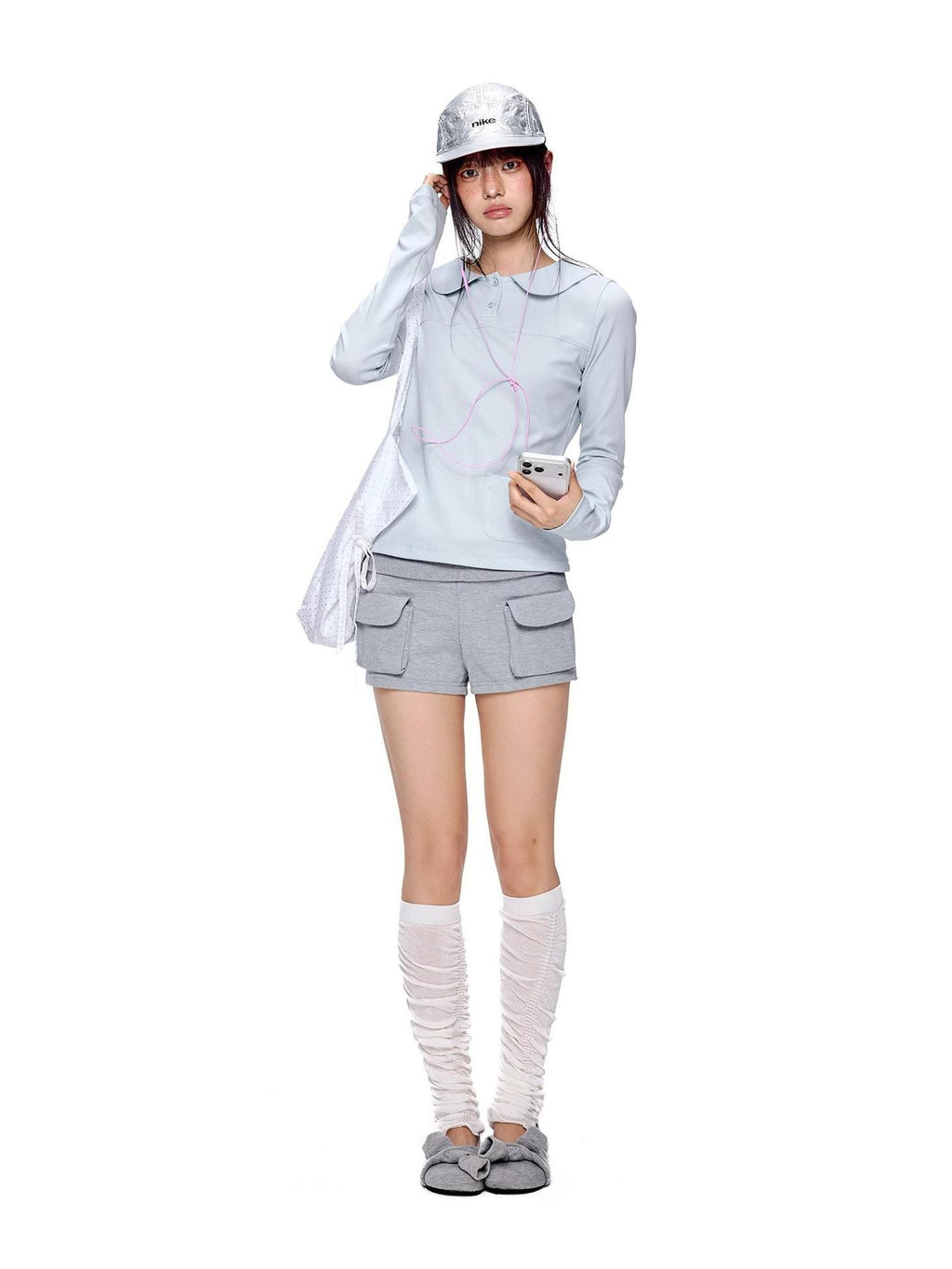EZEK Sailor Collar Slim Retro Casual Women's Breathable Cotton Long Sleeve T-shirts