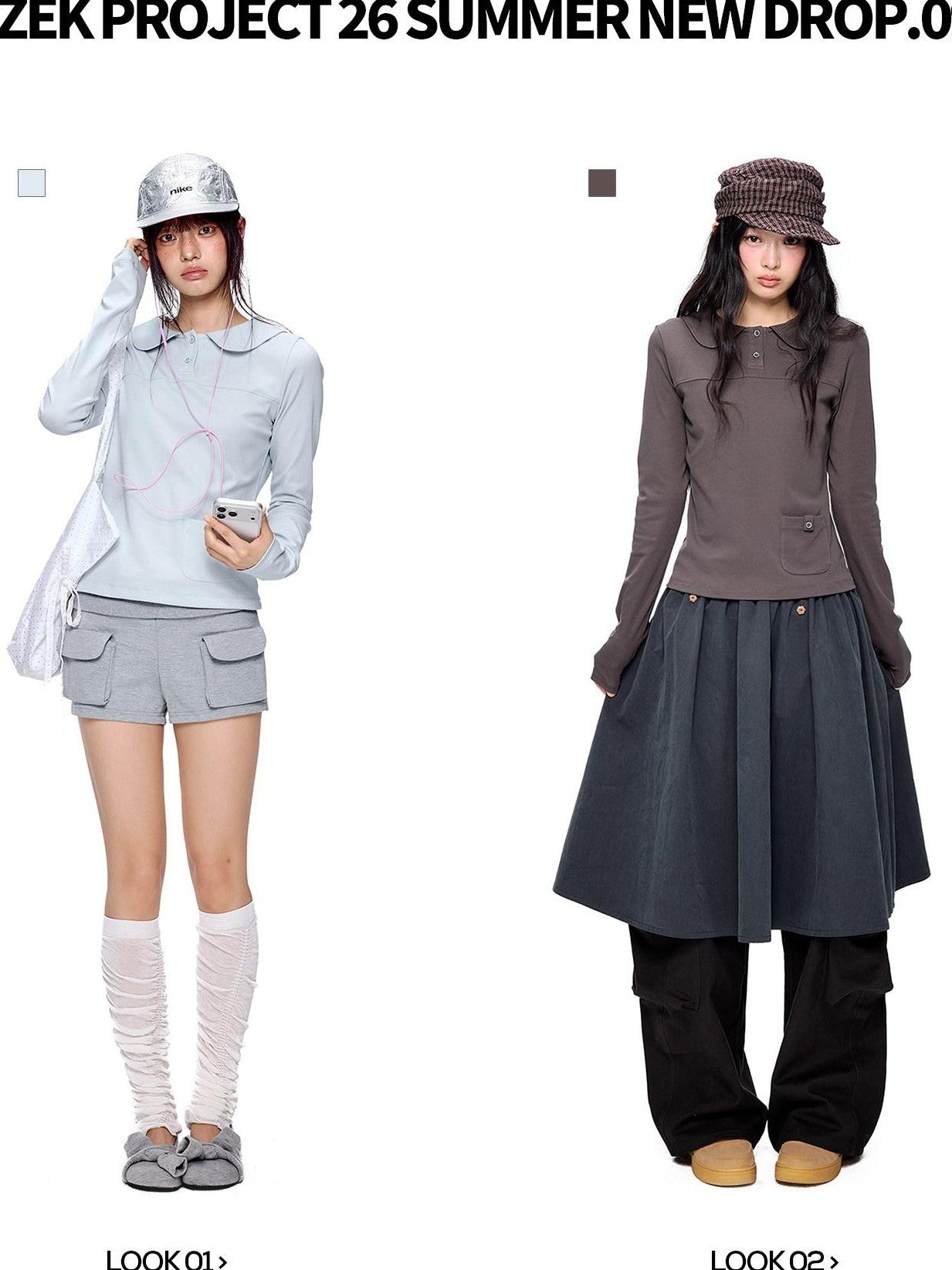 EZEK Sailor Collar Slim Retro Casual Women's Breathable Cotton Long Sleeve T-shirts