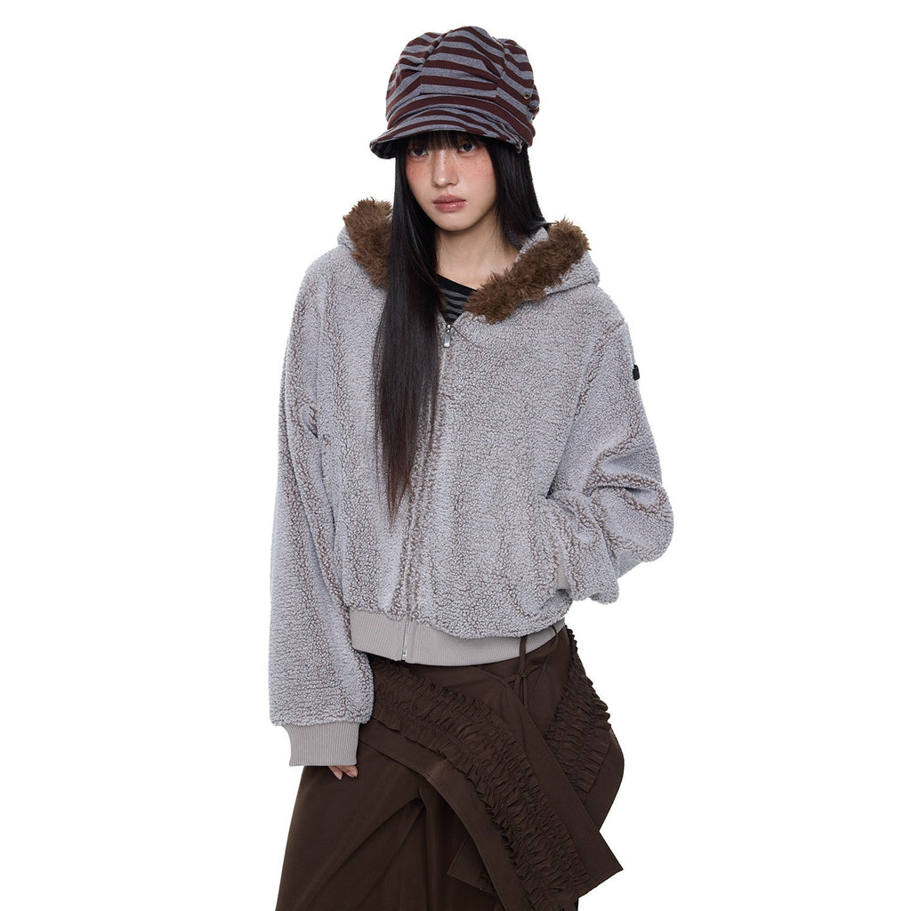 EZEK_Sherpa_Collar_Hooded_Ribbed_Hem_Cropped_Loose_Women's_Polyester_Fleece_Jackets_969110832251_MISSTT