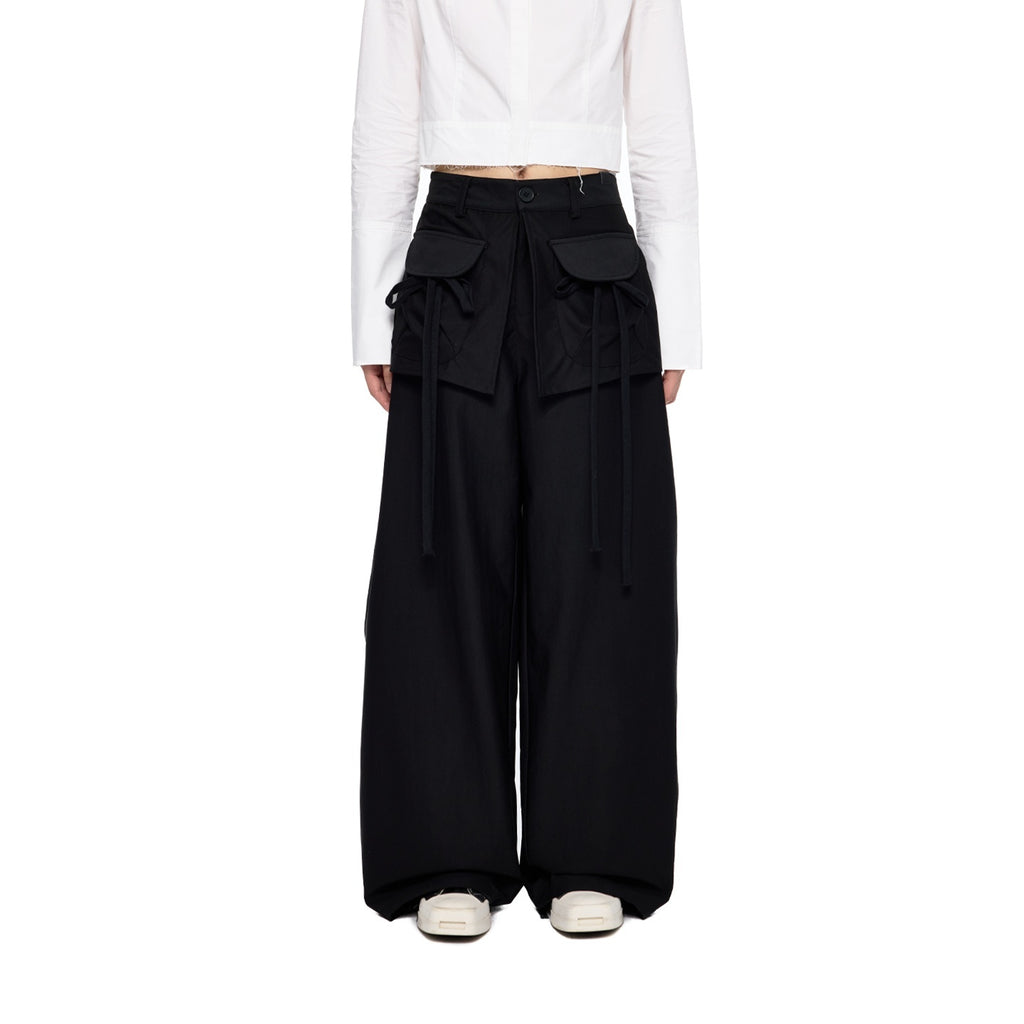 EZEK_Spliced_Drawstring_Pocket_Relaxed_Fit_Women's_Polyester_Wide-leg_Pants_995812604203_MISSTT