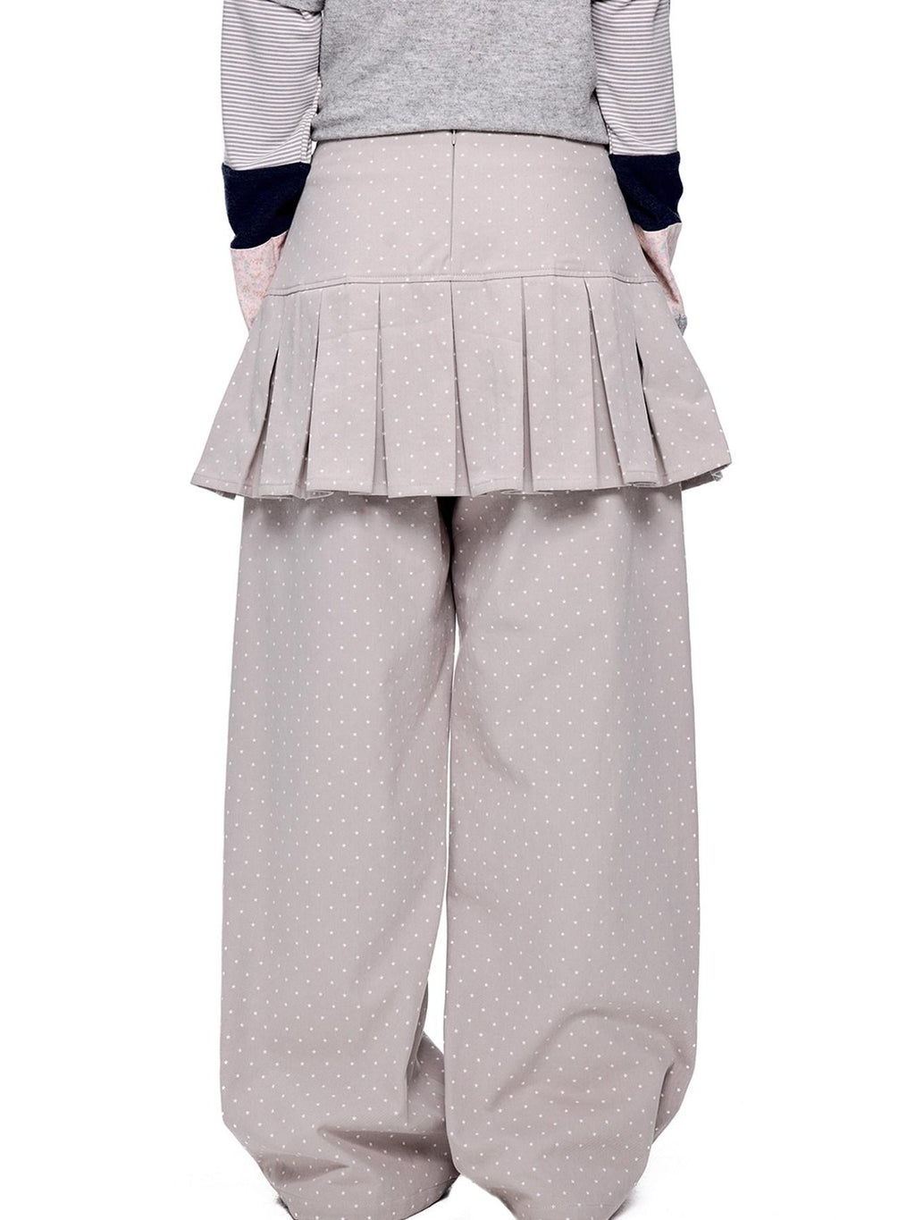 EZEK Star Print Pocket Button Natural Waist Relaxed Wide Leg Women's Cotton Skorts