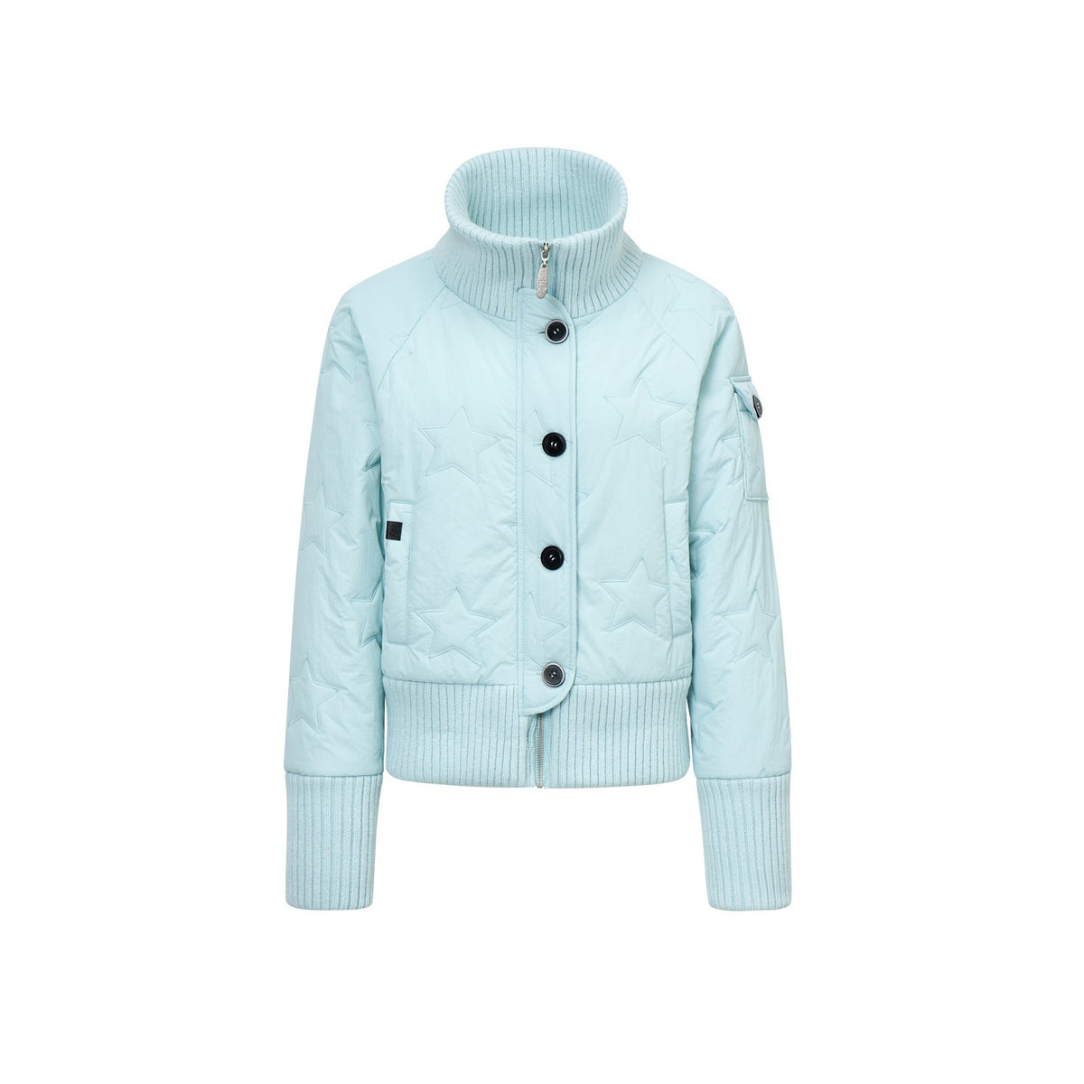 EZEK_Star_Quilted_Stand_Collar_Zip_Women's_Polyester_Puffer_Jackets_1079116727792_MISSTT