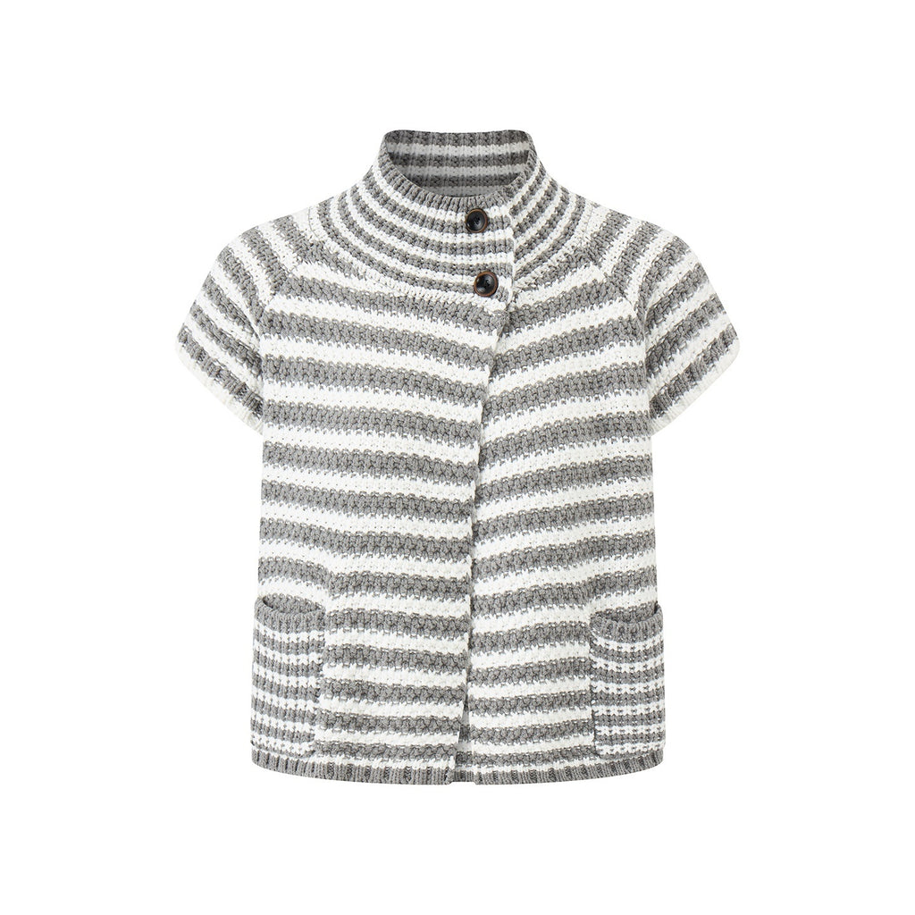 EZEK_Striped_Color_Block_Button_Knit_Women's_Cropped_Cardigans_1070008176269_MISSTT