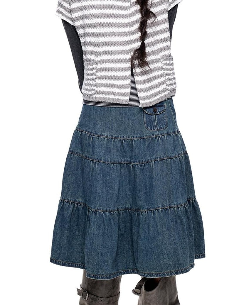 EZEK Striped Color Block Button Knit Women's Cropped Cardigans