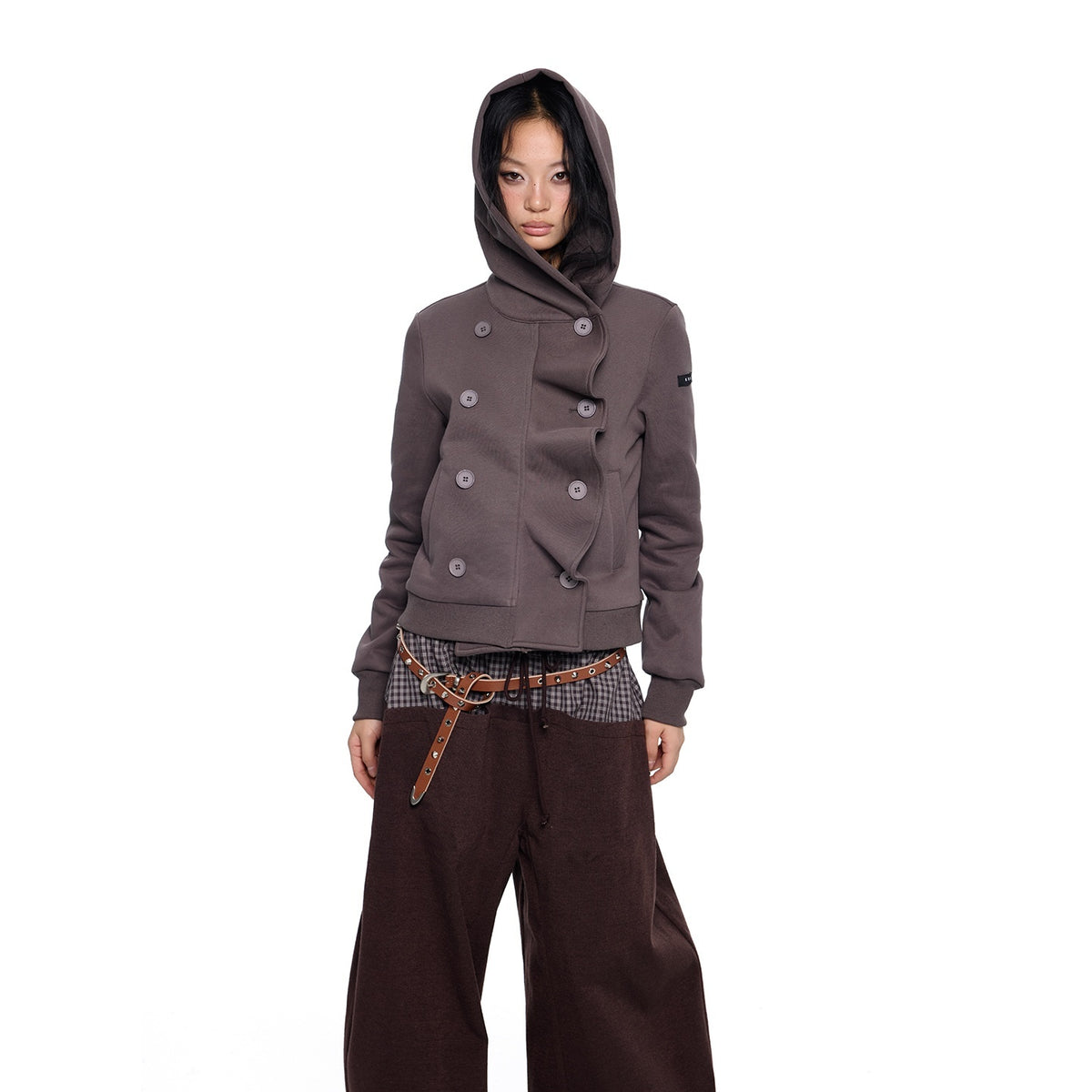 EZEK_Striped_Deconstructed_Print_Loose_Fit_Women's_Cotton_Zip-up_Hoodies_1009965410567_MISSTT