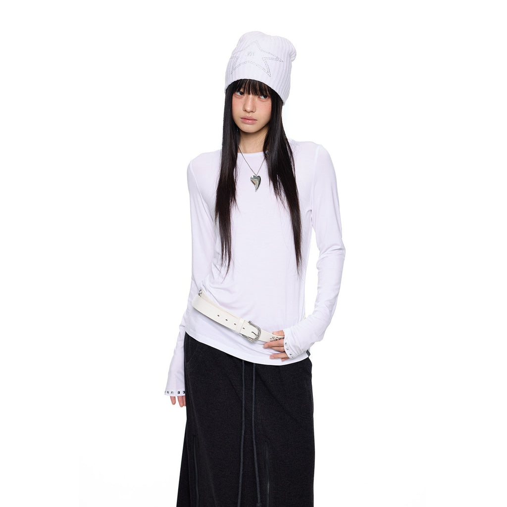 EZEK_Studded_Printed_Slim_Fit_Crewneck_Women's_Cotton_Stretch_Long_Sleeve_T-shirts_1015524804906_MISSTT