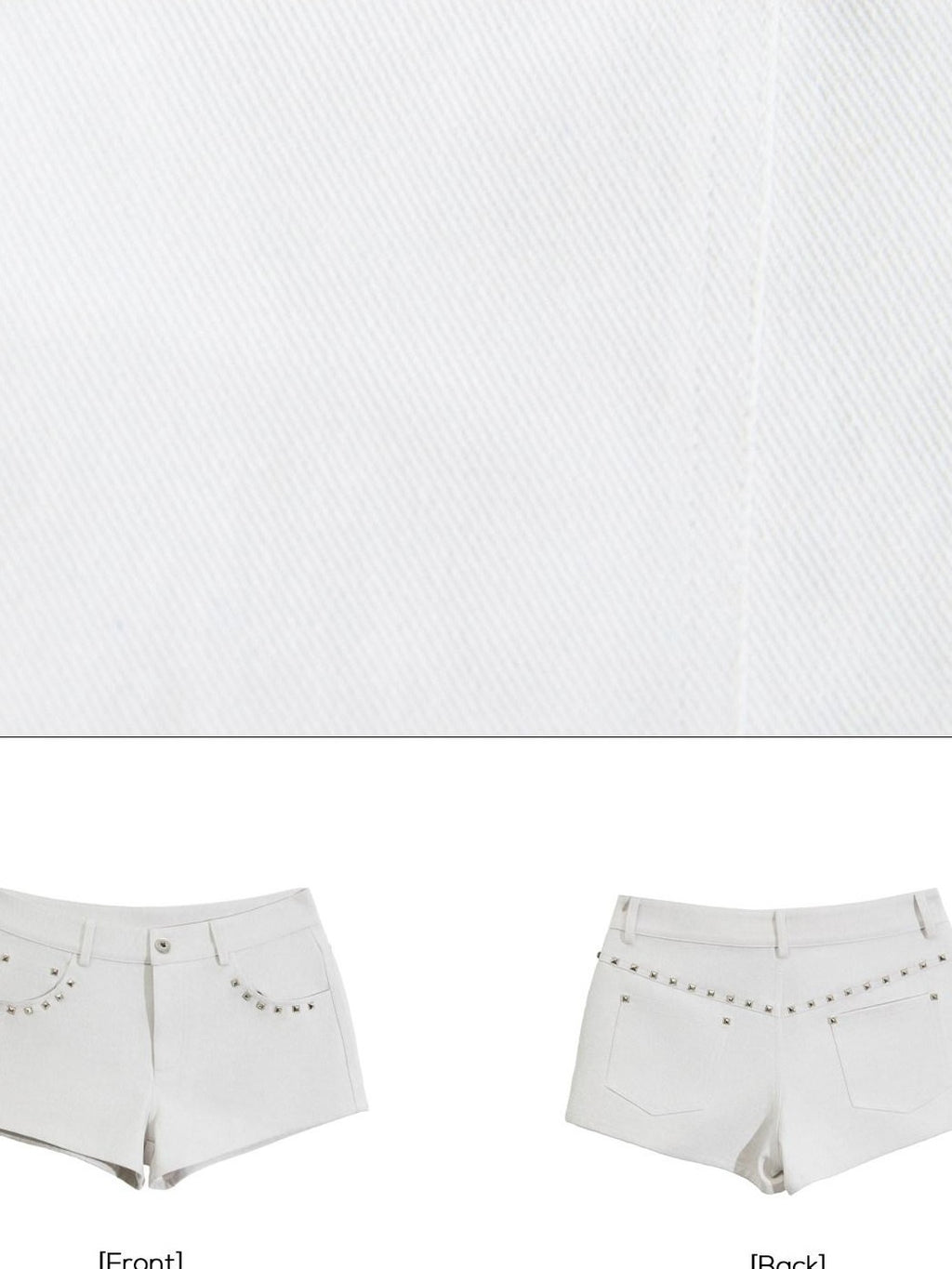EZEK Studded Vintage Low Waist Slim Cargo Women's 100 Percent Cotton Lounge Shorts