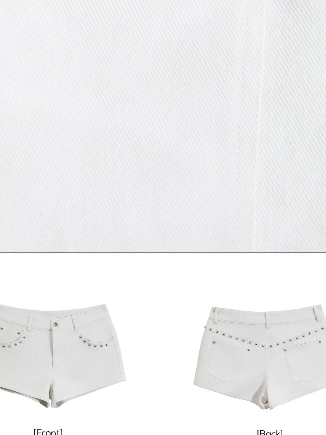 EZEK Studded Vintage Low Waist Slim Cargo Women's 100 Percent Cotton Lounge Shorts
