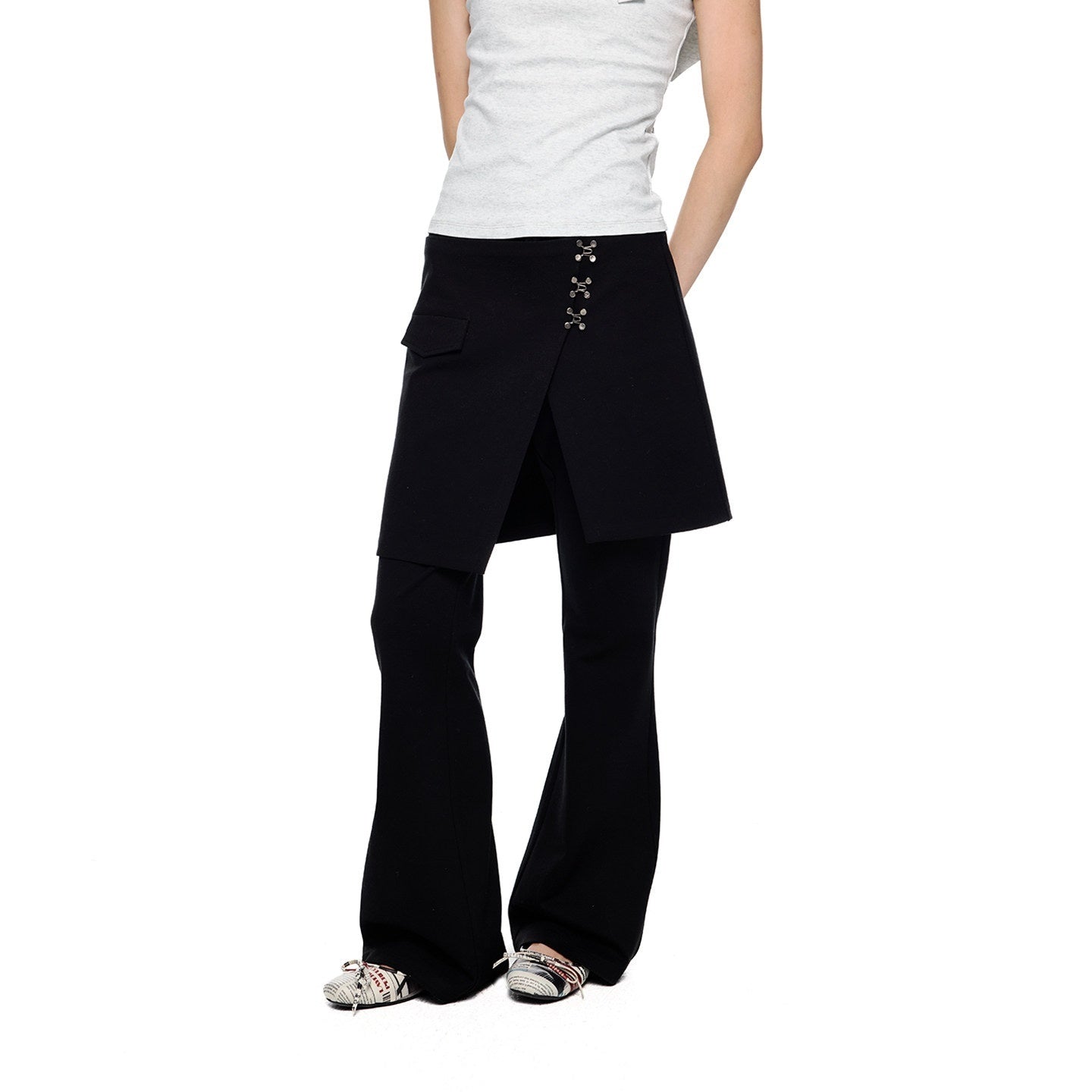 EZEK_Vintage_Deconstructed_Layered_Pocket_Women's_Cotton_Blend_Skinny_Pants_1016996705789_MISSTT