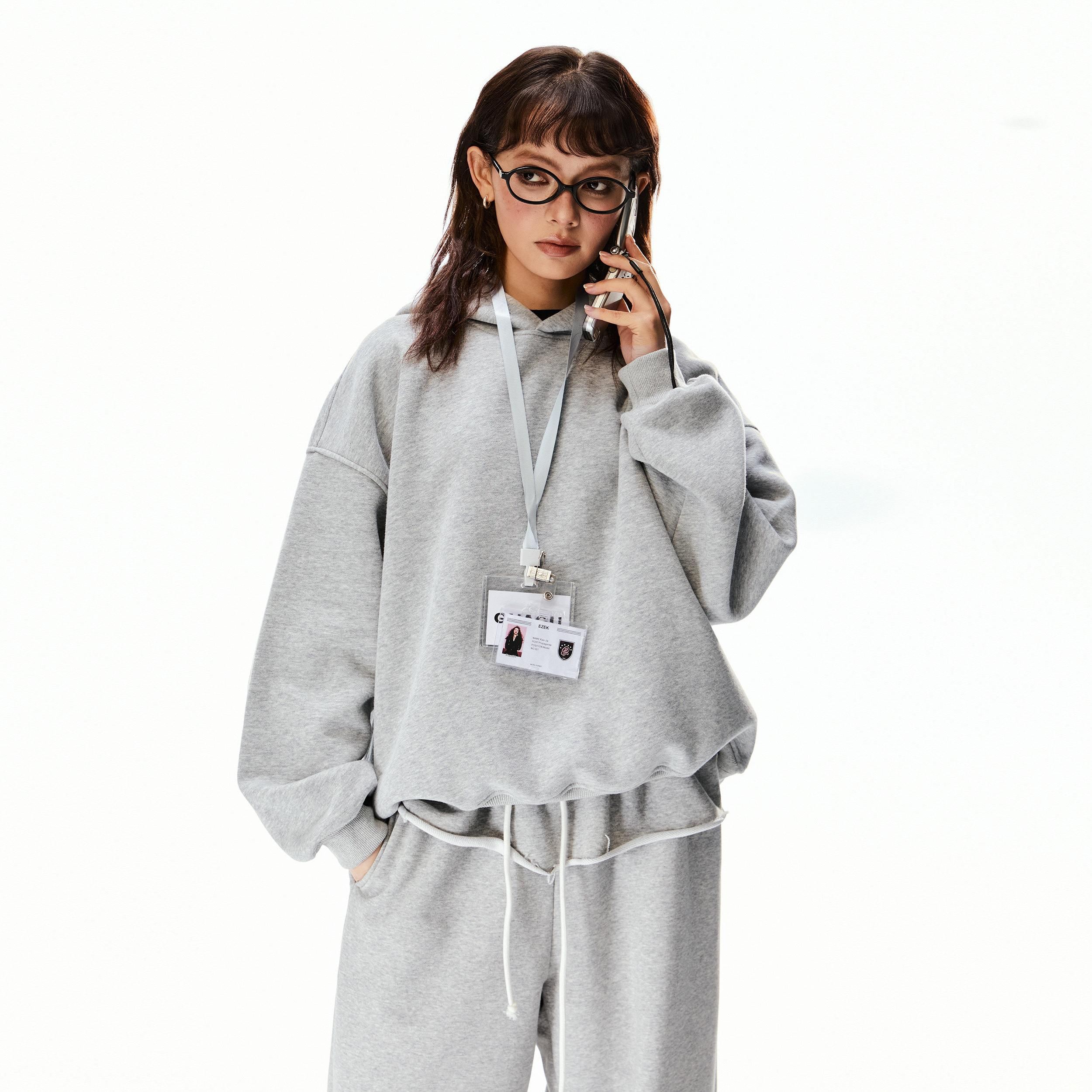 EZEK_Vintage_Gray_Hooded_Loose_Fit_Pocket_Women's_Cotton_Blend_Sweatshirts_863191032787_MISSTT