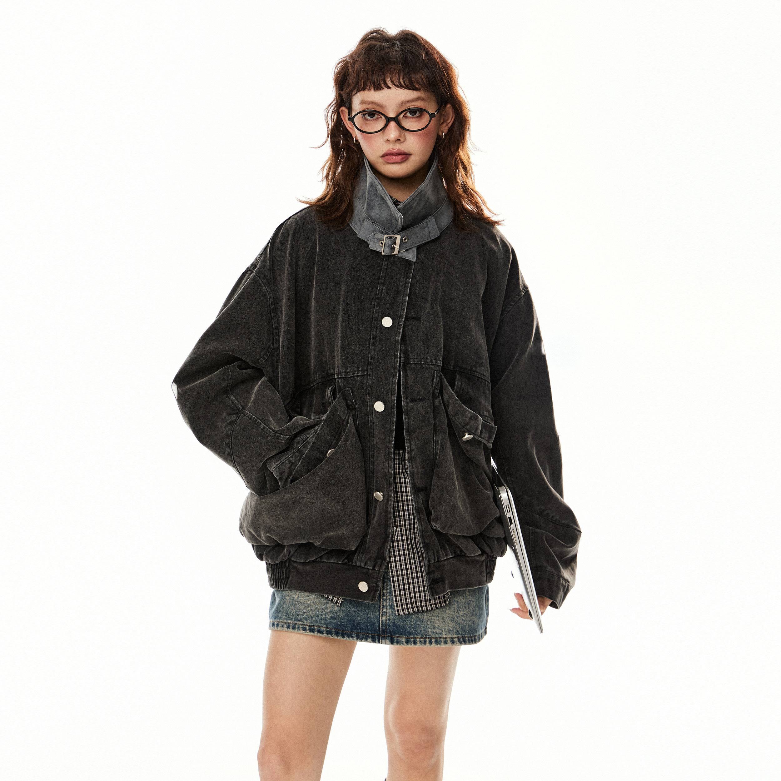 EZEK_Washed_Large_Pocket_American_Barn_Style_Vintage_Women's_Cotton_Utility_Jackets_870292542541_MISSTT