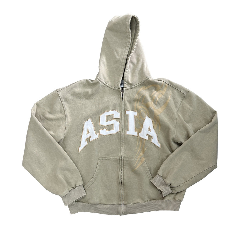 FOURFORTY_Asia_Love_Graphic_Women's_Thickened_Heavyweight_Fleece_Zip-up_Hoodies_986287000563_MISSTT
