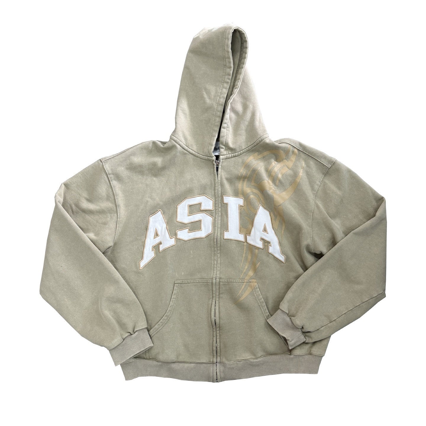 FOURFORTY_Asia_Love_Printed_Women's_Heavyweight_Cozy_Fleece_Zip-up_Hoodies_MISSTT