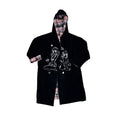 FOURFORTY_Black_Pink_Reversible_Plaid_Robe_Thin_Cotton_Women's_Long_Coats_868510833414_MISSTT