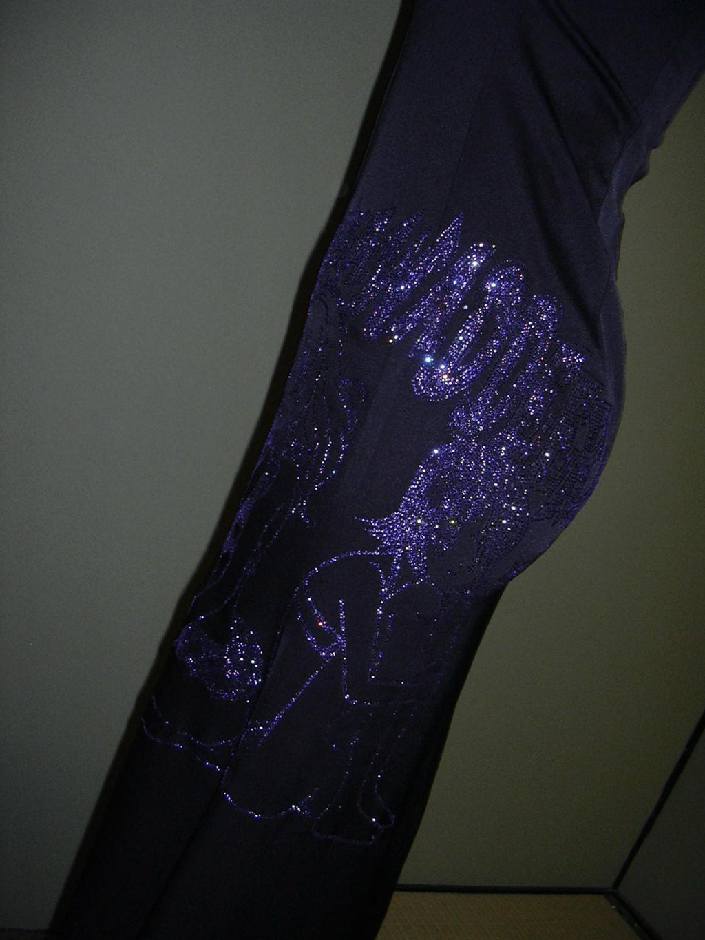 FOURFORTY Black Rhinestone Mermaid Bustier Women's Polyester Strapless Maxi Dresses