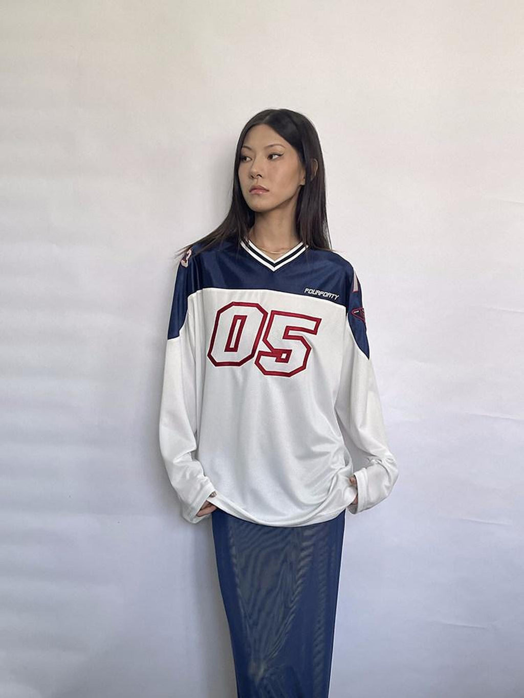 FOURFORTY Blokecore Print Women's Polyester Long Sleeve T-shirts