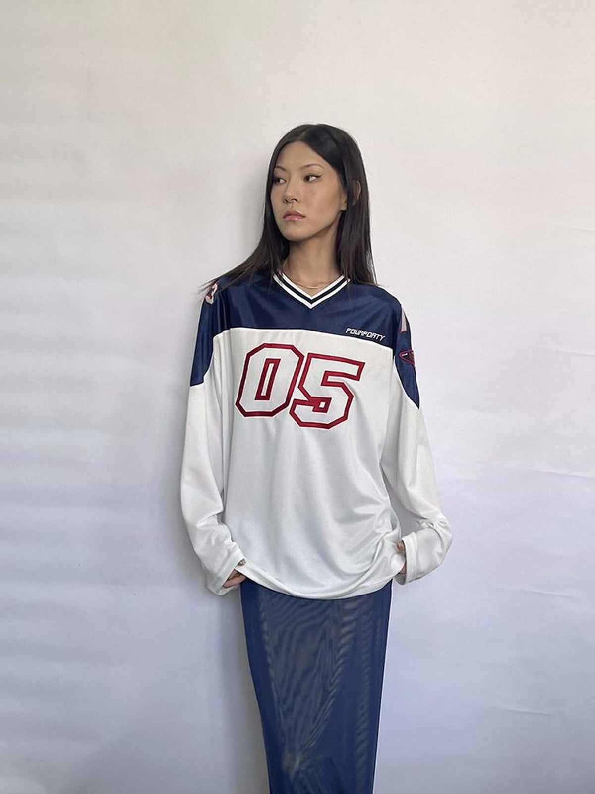FOURFORTY Blokecore Print Women's Polyester Long Sleeve T-shirts