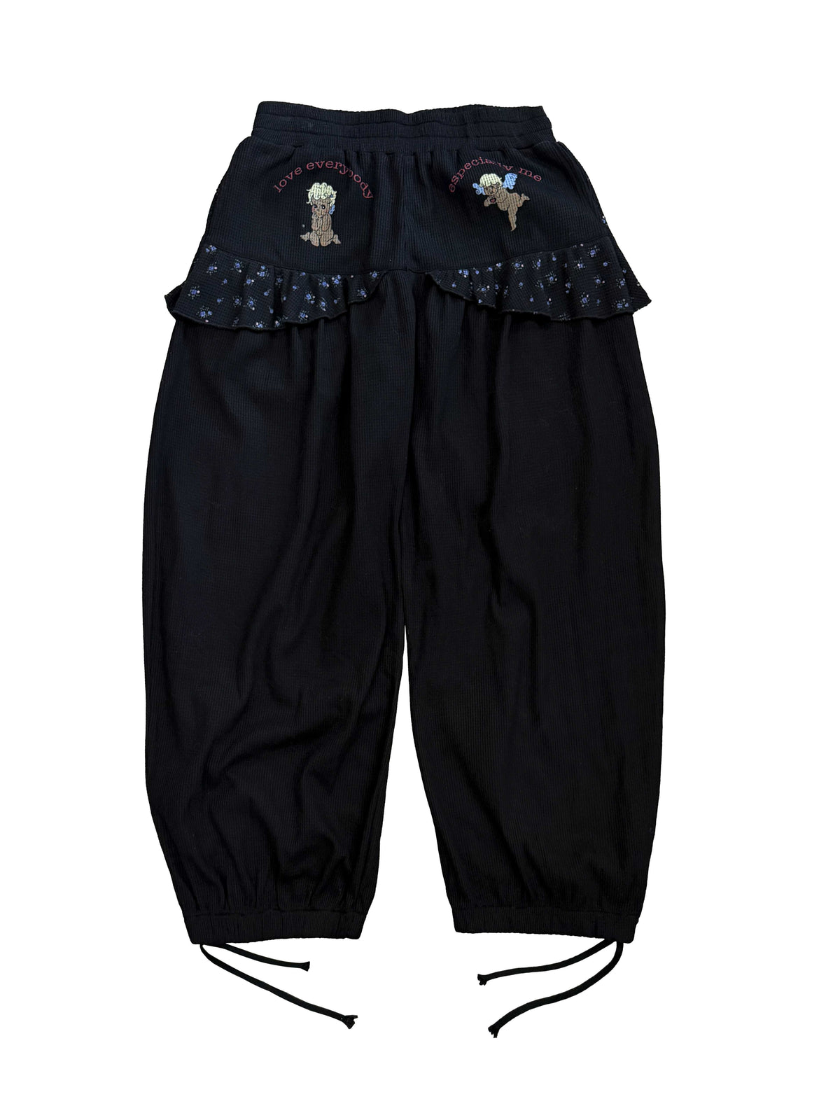 FOURFORTY_Casual_Floral_Waffle_Women's_Cotton_Harem_Pants_1083339846548_MISSTT