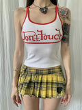 FOURFORTY_Cropped_American_Retro_Colorblock_Letter_Print_Women's_Cotton_Blend_Camisoles_813344138191_MISSTT