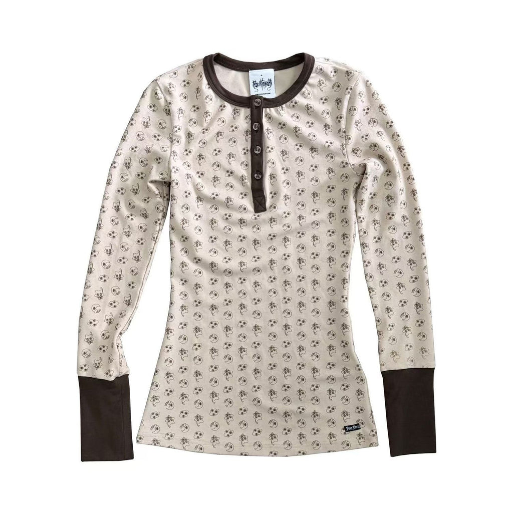 FOURFORTY_Cute_Anime_Eye_Graphic_Women's_Skin_Friendly_Long_Sleeve_T-shirts_984320483615_MISSTT