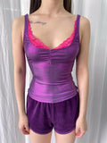 FOURFORTY_Disco_Laser_Ruched_Slim_Fit_Women's_Polyester_Blend_Lace_Camisoles_782108229477_MISSTT