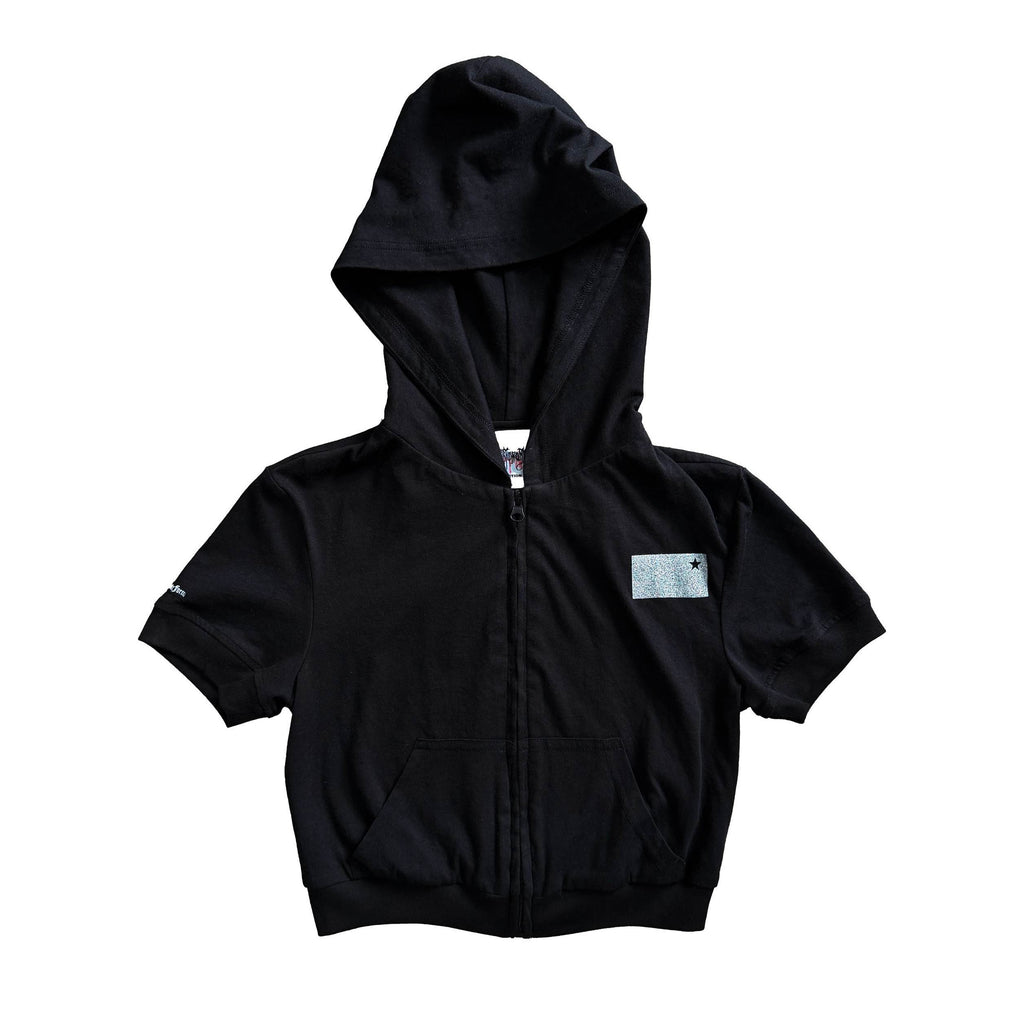 FOURFORTY_Eagle_Print_Striped_Hooded_Zip_Women's_Cotton_Short_Sleeve_T-shirts_1056508236171_MISSTT