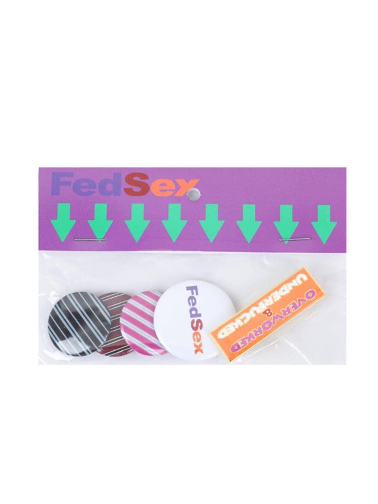 FOURFORTY Five Pin Original Design Badge Set Couple Pack Women's Brooches