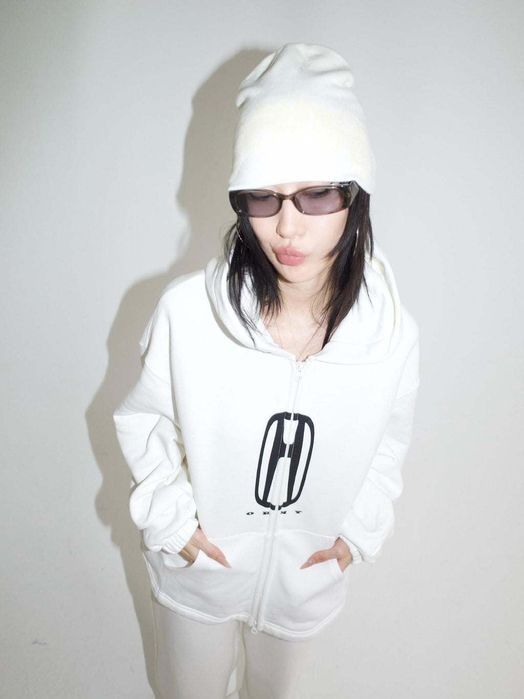 FOURFORTY Fleece Lined Hoodie And Sweatpants Women's Cotton Tracksuit Sets