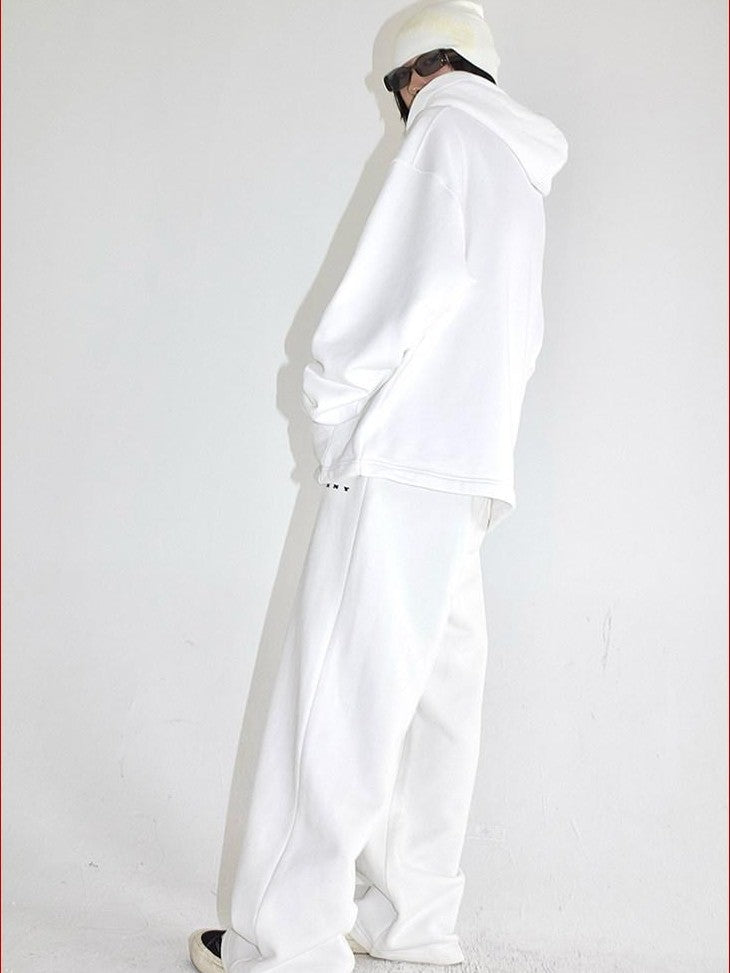 FOURFORTY Fleece Lined Hoodie And Sweatpants Women's Cotton Tracksuit Sets