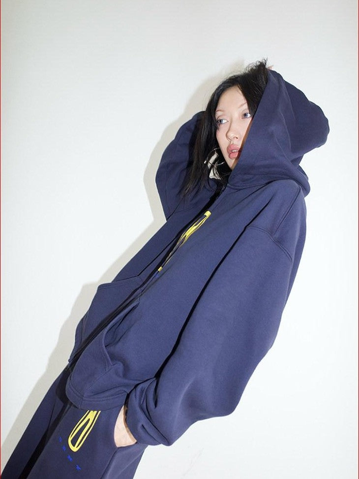 FOURFORTY Fleece Lined Hoodie And Sweatpants Women's Cotton Tracksuit Sets