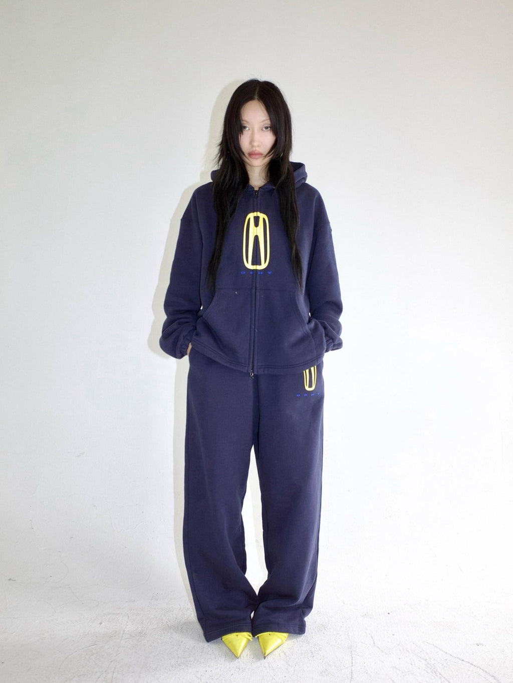 FOURFORTY Fleece Lined Hoodie And Sweatpants Women's Cotton Tracksuit Sets
