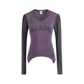 FOURFORTY_Grey_Purple_Court_Puff_Print_Letter_Women's_Lyocell_Long_Sleeve_T-shirts_975345403783_MISSTT